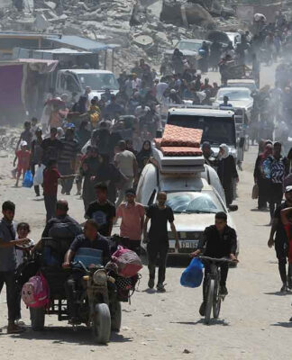 İsrail’in “güvenli bölge” dediği bölgelerde yaklaşık 450 bin Filistinli göçe zorlandı