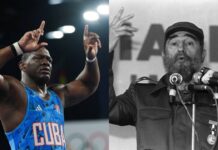 Olimpiyatlarda altın madalya alan Kübalı güreşçi konuşmasında Fidel Castro’ya teşekkür etti