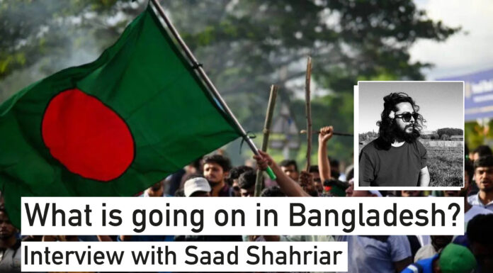 Interview with Saad Shahriar: What is going on in Bangladesh?