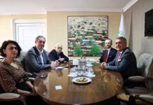 TÜSİAD Genel Başkanı ve Ankara Temsilcisi’nden DEM Parti Genel Merkezi’ne ziyaret