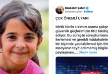 12 gündür aranan Narin Güran kaybıyla ilgili haberlere yayın yasağı geldi
