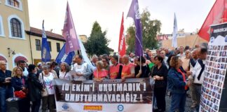 Samsun’da 10 Ekim Anması: “Karanfillerimize Sözümüz Var”