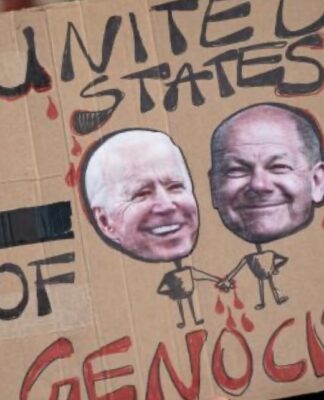 ABD Başkanı Biden Berlin ziyaretinde protesto edildi: “Soykırımcı Biden hoş gelmedin”