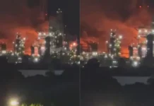 Aliağa’daki TÜPRAŞ Rafinerisi’nde patlama meydana geldi