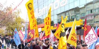 Ankara’da emekçiler bugün “Krizin ve savaşın faturasını ödemeyi reddediyoruz” demek için bir araya geldi