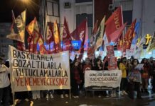 İzmir’de gençlik örgütleri, KYK bursuna yapılan düşük zam oranına karşı ortak eylem yaptı