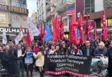 İzmir Emek ve Demokrasi Güçleri’nden Kartalkaya Katliamını Protesto Eylemi