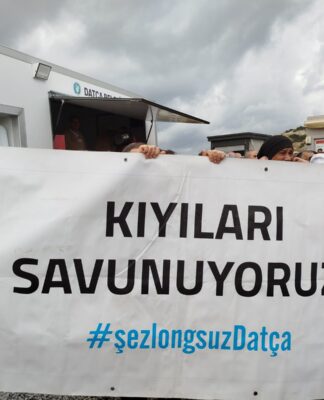 Knidos Antik Kenti’ndeki restoran ve iskelenin bakanlığa devri protesto edildi