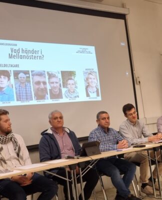 Ortadoğu’daki son gelişmeler üzerine İsveç’in Göteborg şehrinde panel düzenlendi