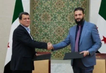 Suriye’de Aleviler cihatçılar tarafından katledilirken; DSG Genel Komutanı Mazlum Abdi ile Ahmed Şara (Golani) anlaşma imzaladı