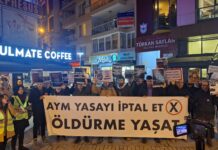 Yaşam Hakkı Savunucuları’ndan İzmir’de protesto gösterisi