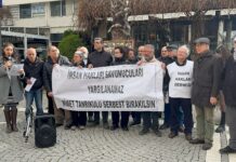 Tutsak insan hakları aktivisti Nimet Tanrıkulu için İzmir’de eylem
