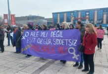 Erzincan’da Kadınlar 8 Mart’ta Alanlardaydı