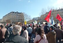 Paris’te Türkiye’deki protestolarla dayanışma mitingi