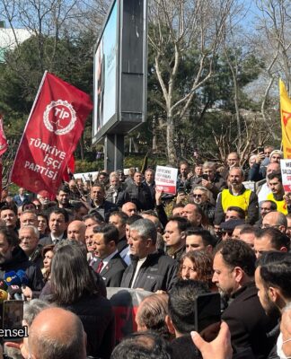 Alevi Örgütlerinden Suriye Başkonsolosluğu Önünde Protesto: Polis Barikat Kurdu