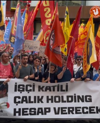 Erol Eğrek için sol güçler İzmir’de açıklama düzenledi