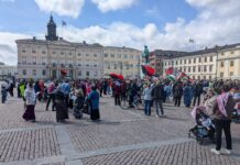 Göteborg’da İsrail protestosu