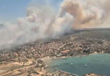 Çeşme’de orman yangınları, yerleşim alanlarını tehdit ediyor: Üç mahalle boşaltıldı