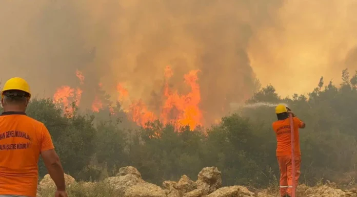 Antalya’da orman yangınları sürüyor: Gazipaşa’da evler tahliye edildi