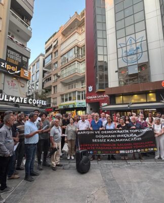 İstanbul’da haksız yere, işkenceyle gözaltına alınan aile için İzmir’de eylem