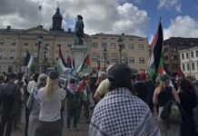 Göteborg’da yine Filistin’e destek yürüyüşü gerçekleştirildi: “Gazze’de açlığa son”