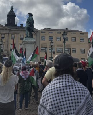 Göteborg’da yine Filistin’e destek yürüyüşü gerçekleştirildi: “Gazze’de açlığa son”