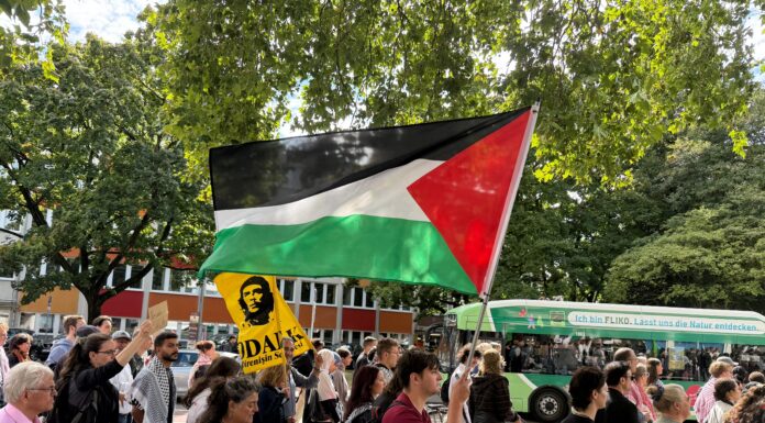 Almanya’da Filistin eylemi: Soykırıma ve emperyalizme karşı ortak ses