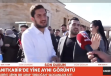 AKP’li gruptan Anıtkabir ziyareti: “Her yer Tayyip, her yer Erdoğan” sloganı atmaya gelmişler!