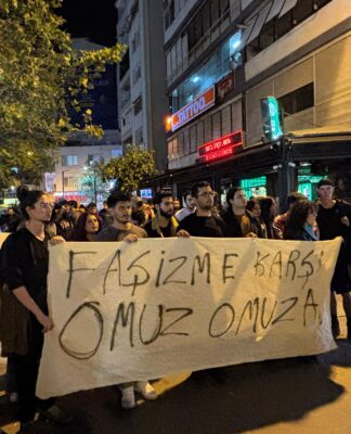 Hacettepe’deki faşist saldırılara karşı İzmir’de gençlik eylemi