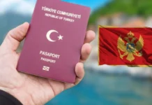 Karadağ’dan Türk vatandaşlarına vize