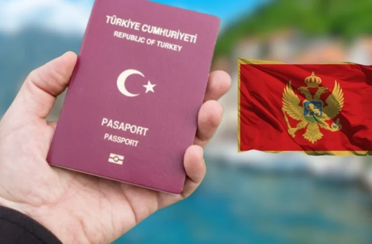 Karadağ’dan Türk vatandaşlarına vize