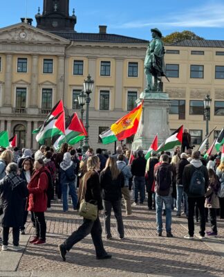 Göteborg’da Filistin ile Dayanışma Eylemi