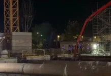 Kabataş’ta metro şantiyesinde çökme: Kurtarma ekipleri enkaz altında kalan işçilere ulaşmaya çalışıyor