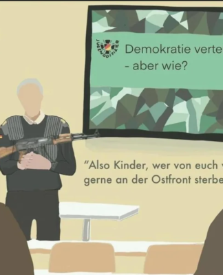 Alman Ordusu’nun şikâyeti üzerine öğrenciye karikatür nedeniyle resmi soruşturma açıldı