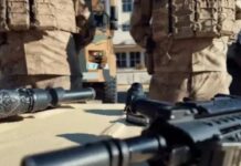 Eğitimde Türkiye Yüzyılı adı altında, okula silah ve zırhlı araç sokuldu