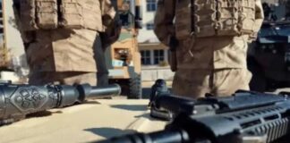 Eğitimde Türkiye Yüzyılı adı altında, okula silah ve zırhlı araç sokuldu