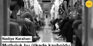 Mutluluk bu ülkede kayboldu