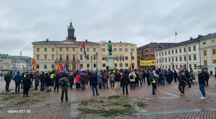 Göteborg’da Venezuela ile Dayanışma Eylemi