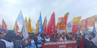 Suriye’deki saldırılara karşı İstanbul’da ortak eylem