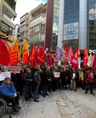 ABD’nin Venezuela’ya emperyalist saldırısına karşı İzmir Emek ve Demokrasi Güçleri’nden eylem