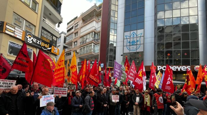 ABD’nin Venezuela’ya emperyalist saldırısına karşı İzmir Emek ve Demokrasi Güçleri’nden eylem