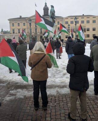 Göteborg’da Filistin Eyleminde Küba Gündeme Getirildi