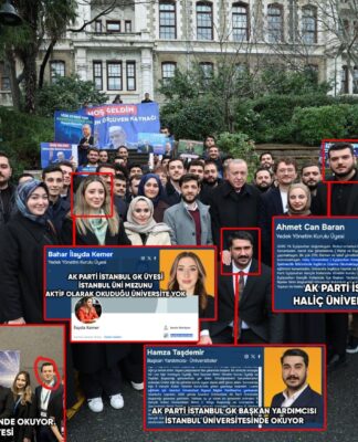 Erdoğan’ın Boğaziçi Üniversitesi ziyaretinde onunla fotoğraf çektiren öğrencilerin büyük kısmının Boğaziçili olmadığı belirtildi