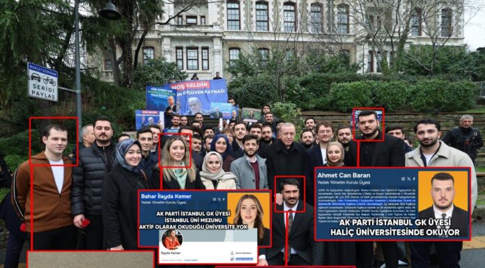Erdoğan’ın Boğaziçi Üniversitesi ziyaretinde onunla fotoğraf çektiren öğrencilerin büyük kısmının Boğaziçili olmadığı belirtildi
