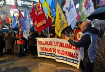 İzmir Emek ve Demokrasi Güçleri’nden ESP ile dayanışma eylemi