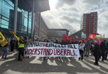 Hanau katliamı 6. yılında Münster’de protesto edildi