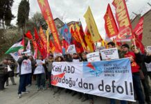 İstanbul’da ABD Konsolosluğu’na yürüyüş gerçekleşti