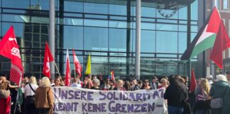 Savaş karşıtı güçlerden Münster’de 8 Mart eylemi