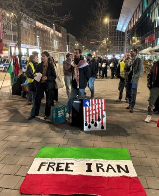 Münster’de ABD ve İsrail’in İran’a yönelik saldırıları protesto edildi