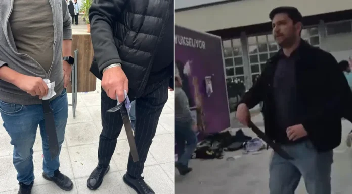 İzmir’de bildiri dağıtan sosyalist öğrencilere faşistler palayla saldırdı